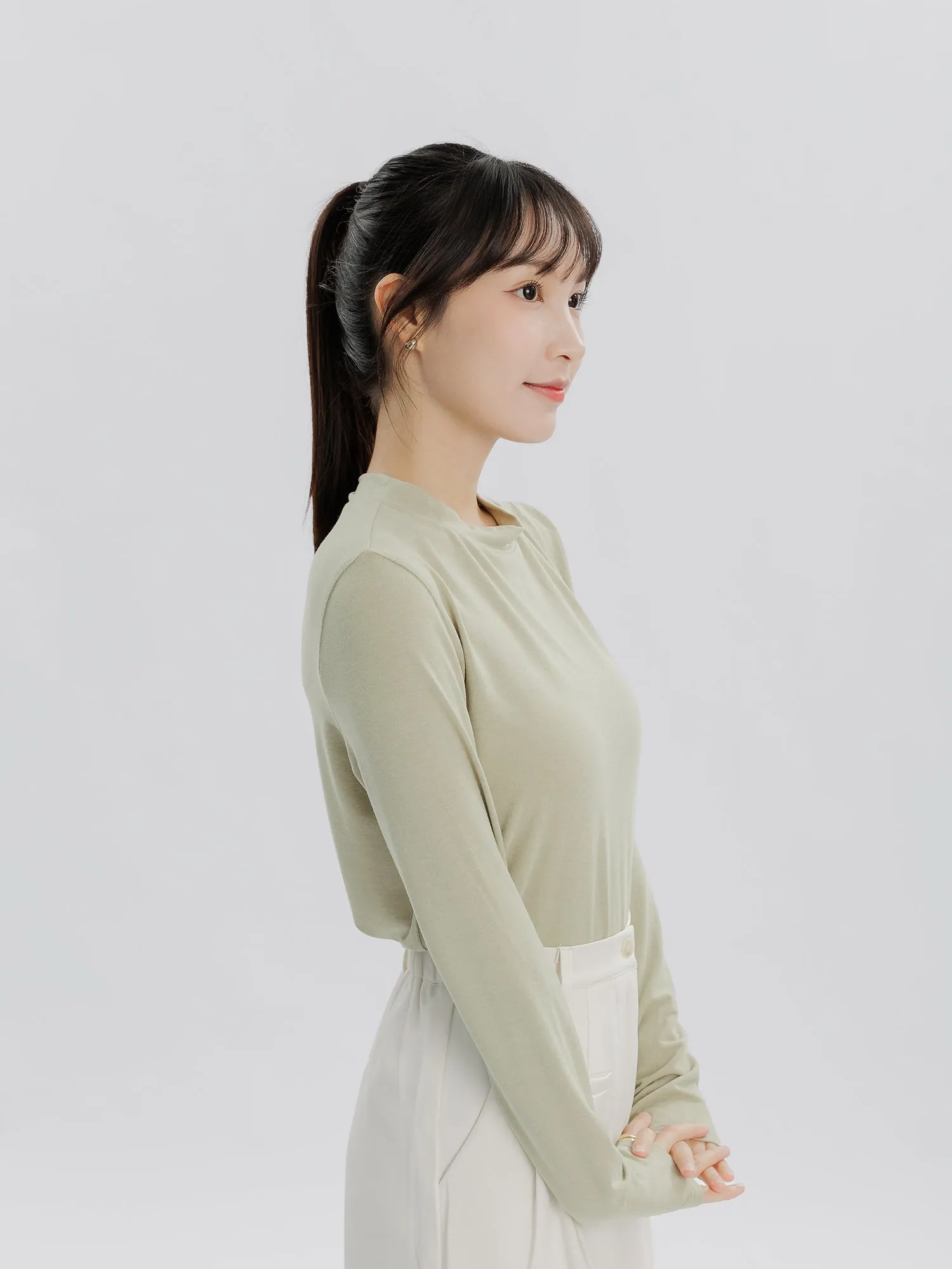 Natalie High Neck Soft Top