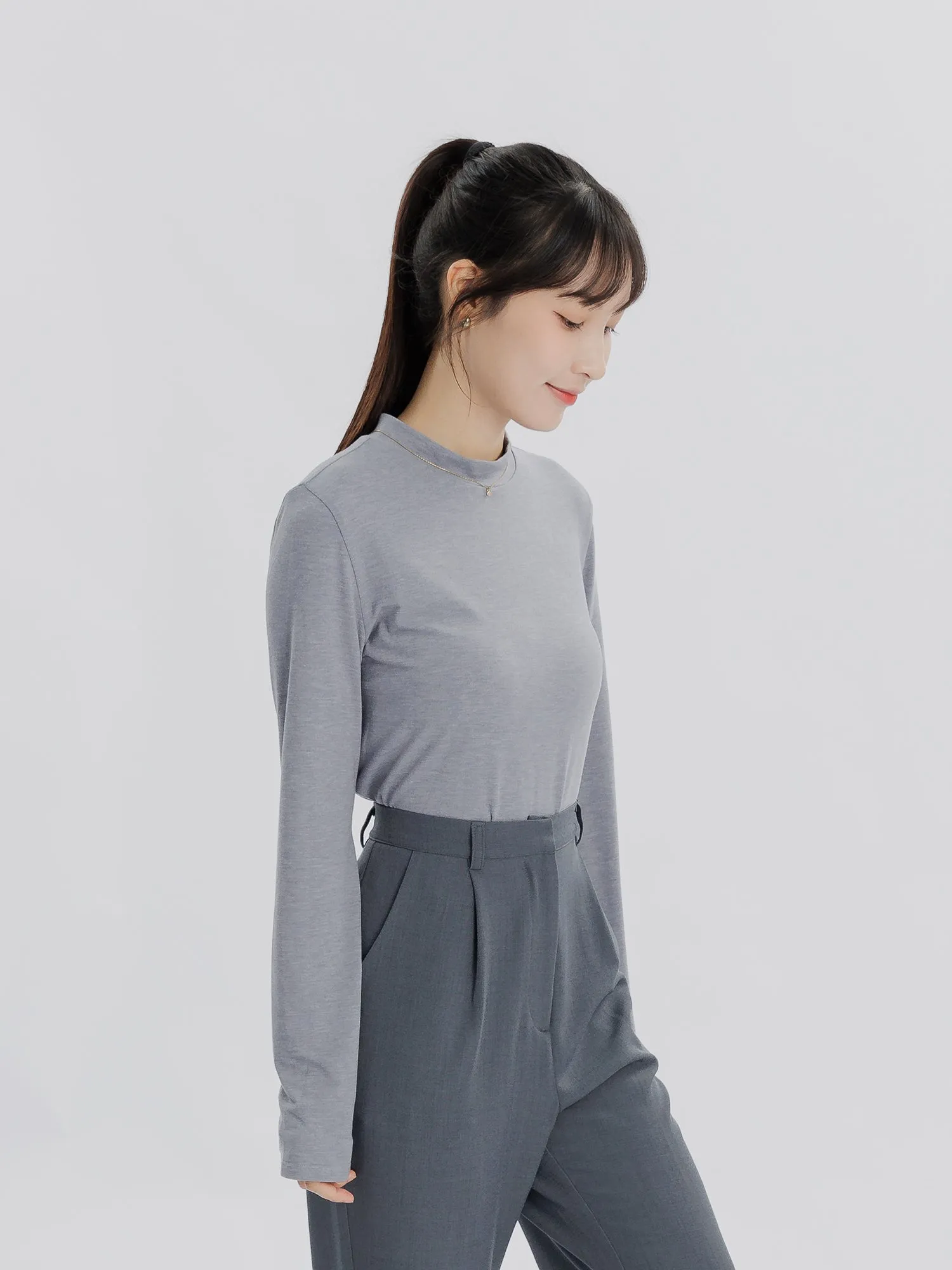 Natalie High Neck Soft Top