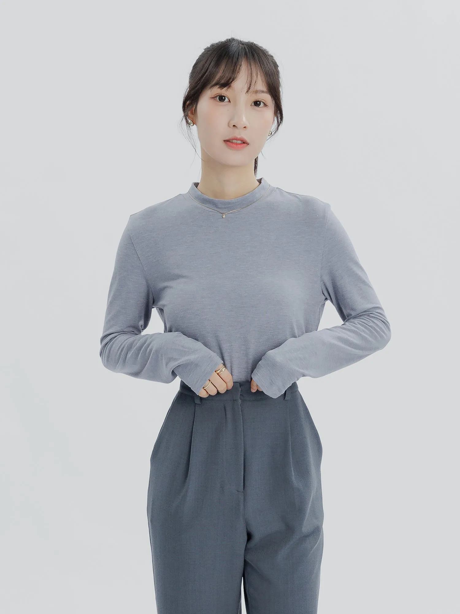 Natalie High Neck Soft Top