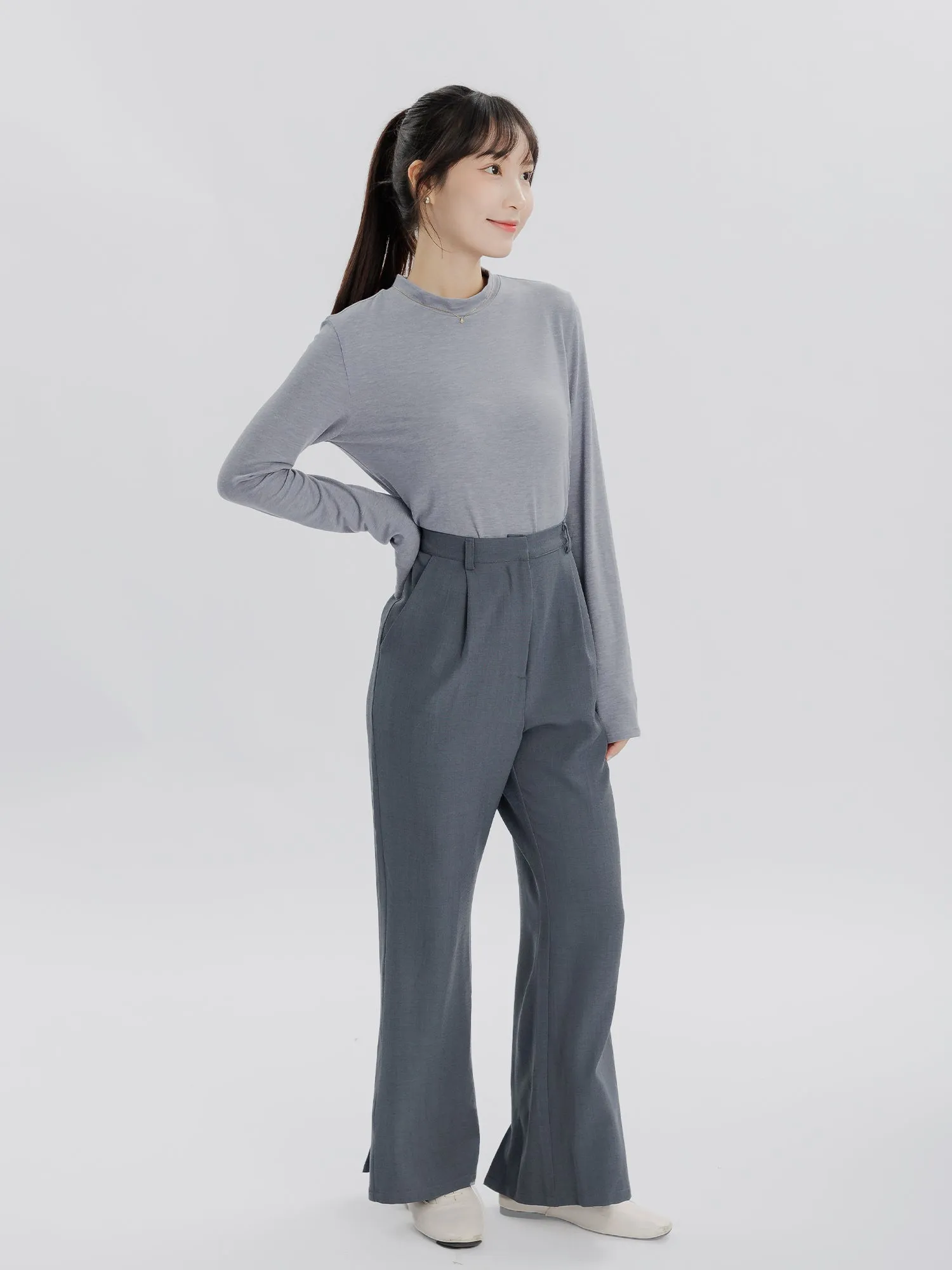 Natalie High Neck Soft Top