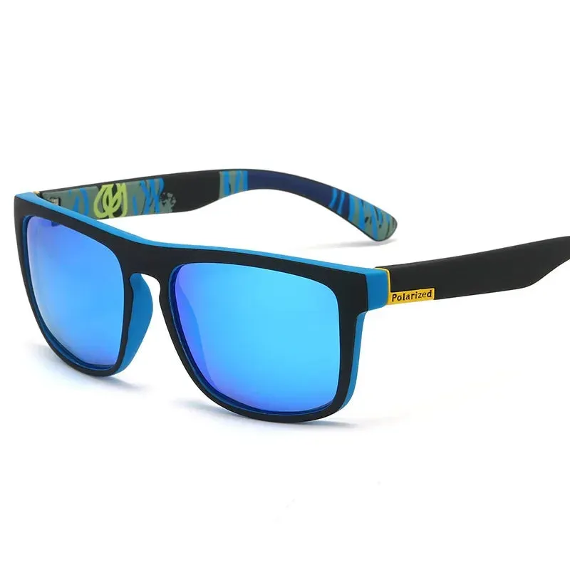 New Fashion Guys Sun Glasses Polarized Sunglasses Men Classic Design Mirror Fashion Square Ladies Sunglasses Men Cycling