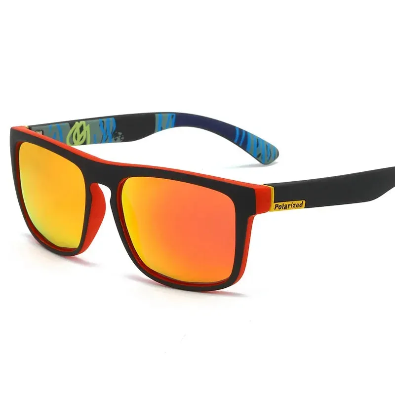 New Fashion Guys Sun Glasses Polarized Sunglasses Men Classic Design Mirror Fashion Square Ladies Sunglasses Men Cycling