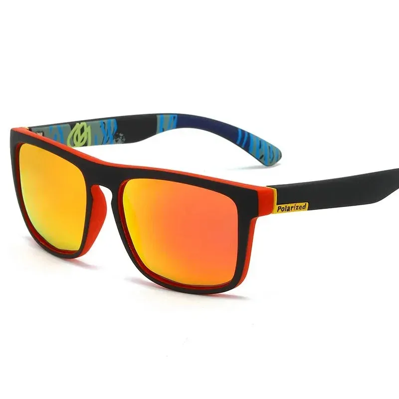 New Fashion Guys Sun Glasses Polarized Sunglasses Men Classic Design Mirror Fashion Square Ladies Sunglasses Men Cycling