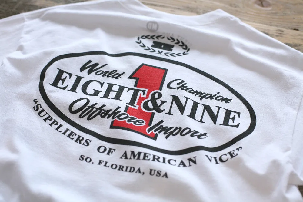 Offshore Imports L/S Tee White