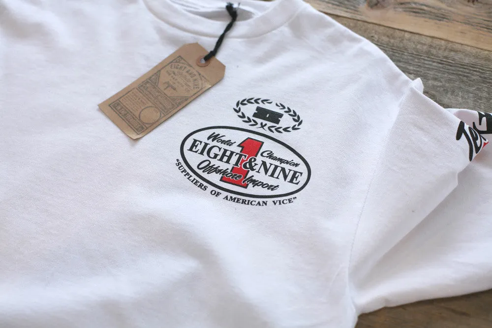 Offshore Imports L/S Tee White