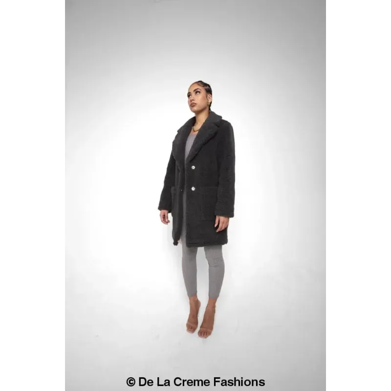 Oversized Teddy Coat