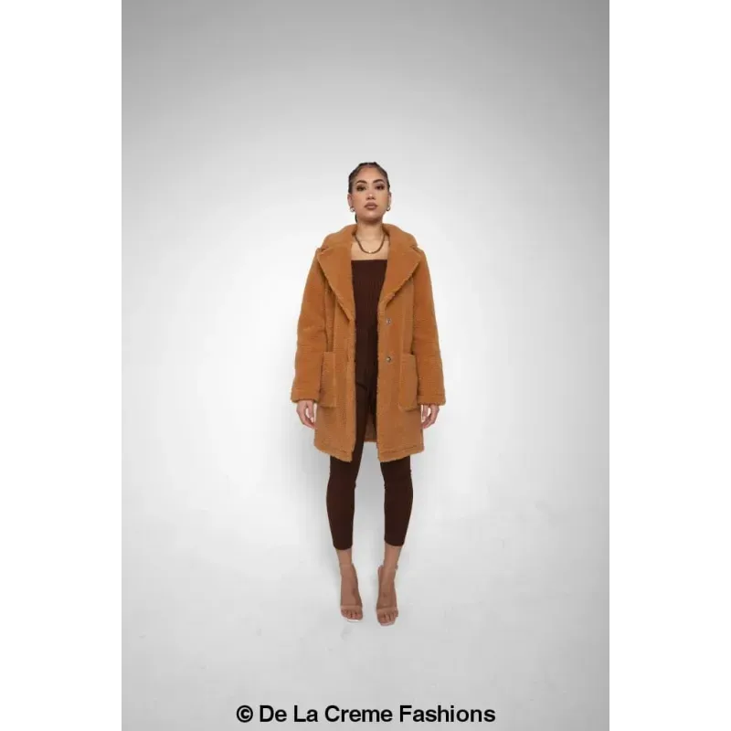 Oversized Teddy Coat
