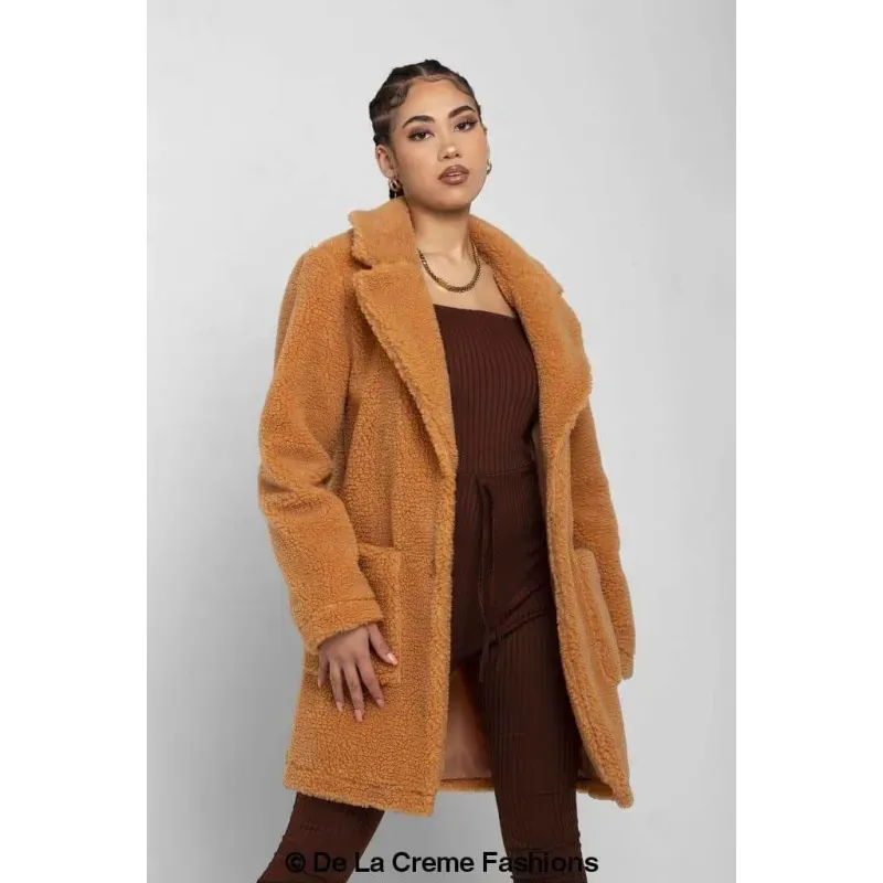 Oversized Teddy Coat