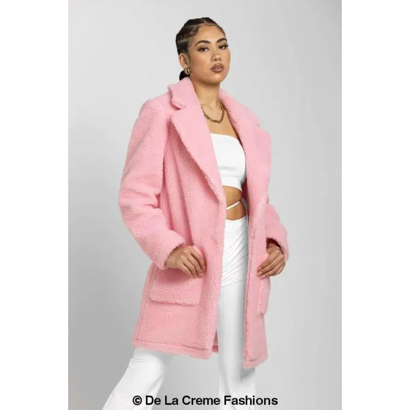 Oversized Teddy Coat