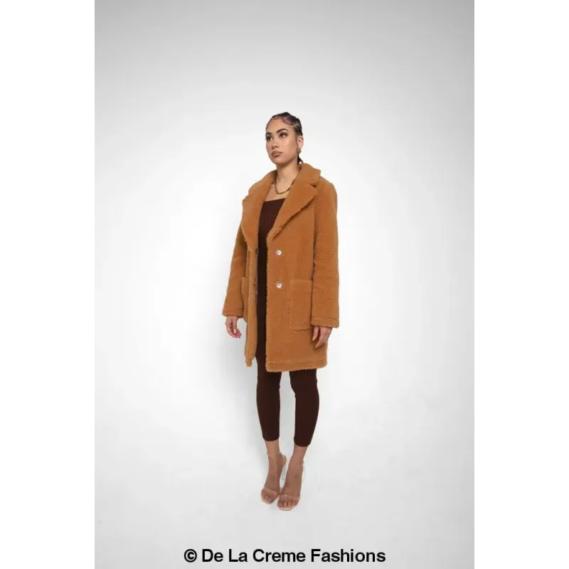 Oversized Teddy Coat