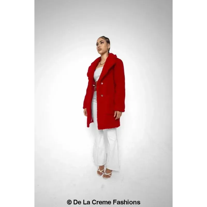 Oversized Teddy Coat