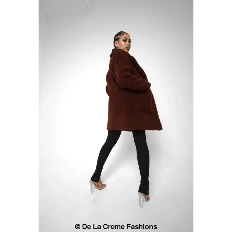 Oversized Teddy Coat