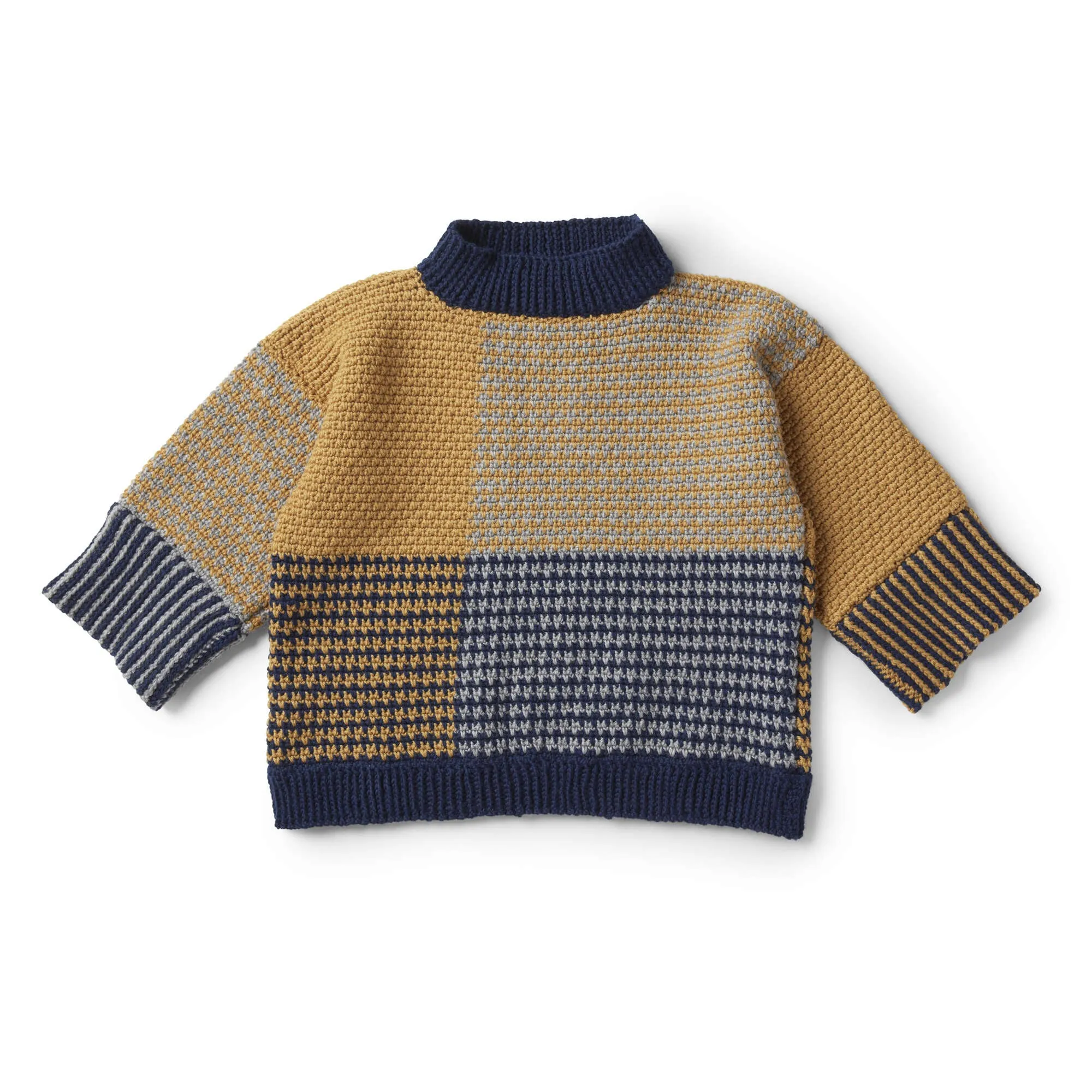 Patons Blocked & Cropped Crochet Pullover