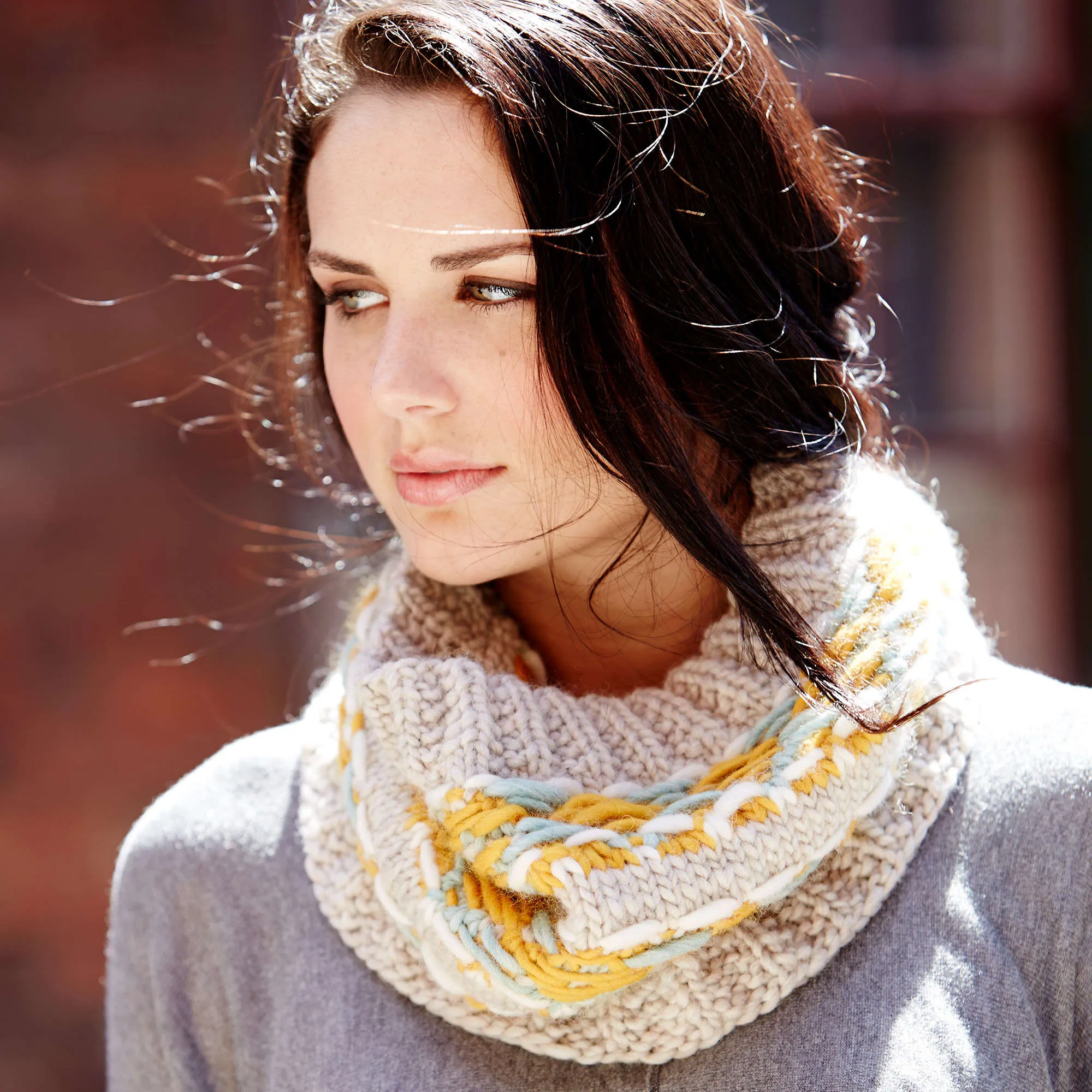Patons Knit Strand-Tastic Cowl