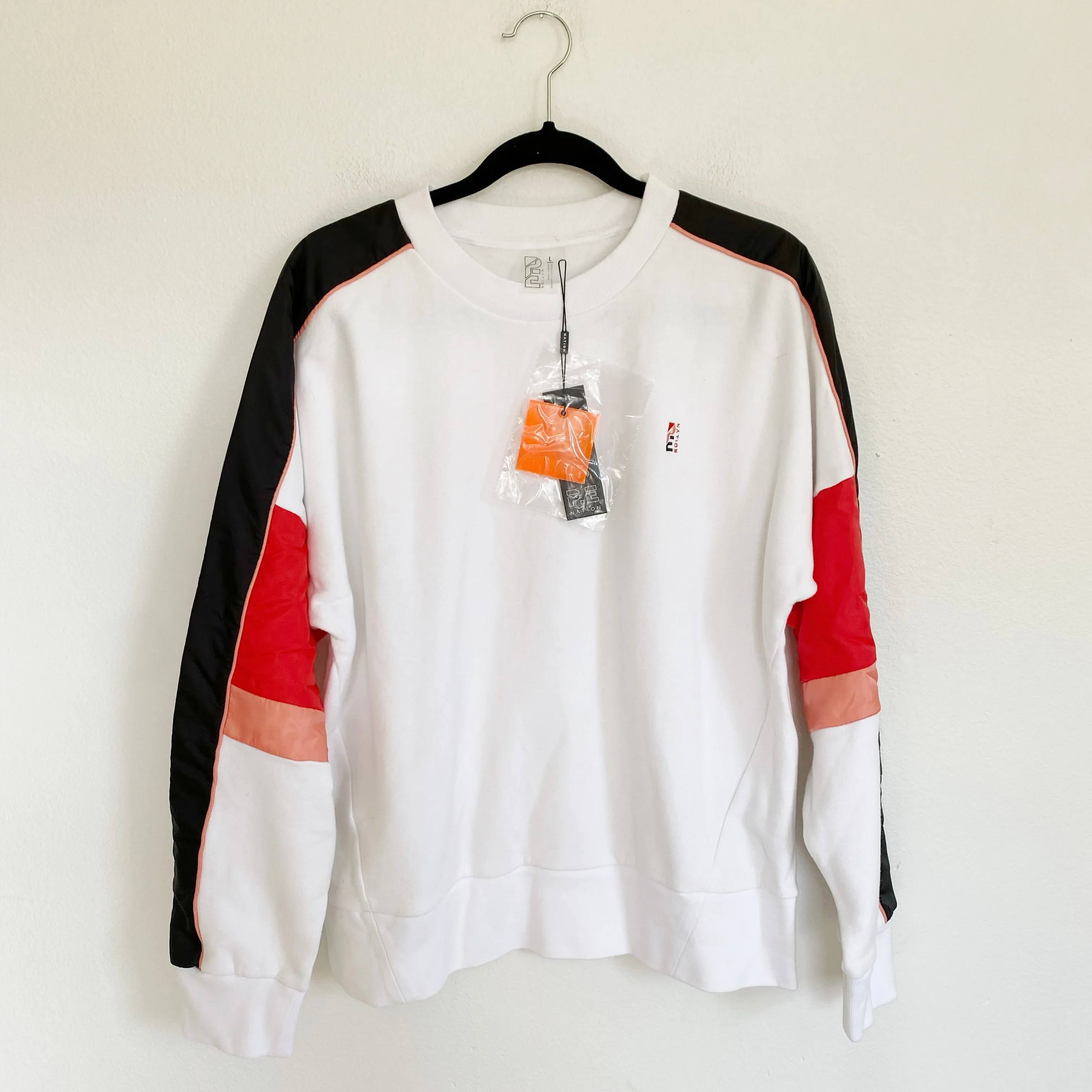 P.E NATION Five Star Sweatshirt NWT Large