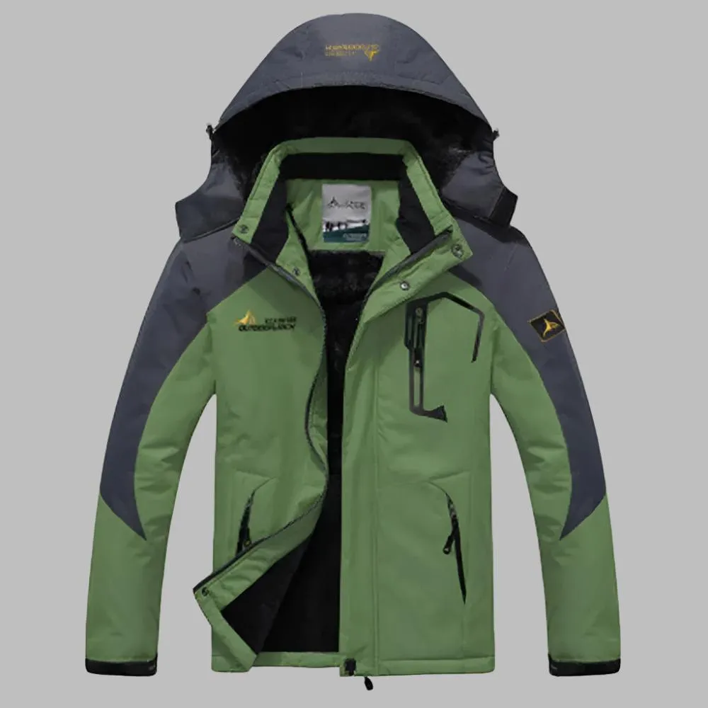 PeakPro Parka | Warmer wasserdichter Wintermantel für Herren mit Fleecefutter für Bergabenteuer