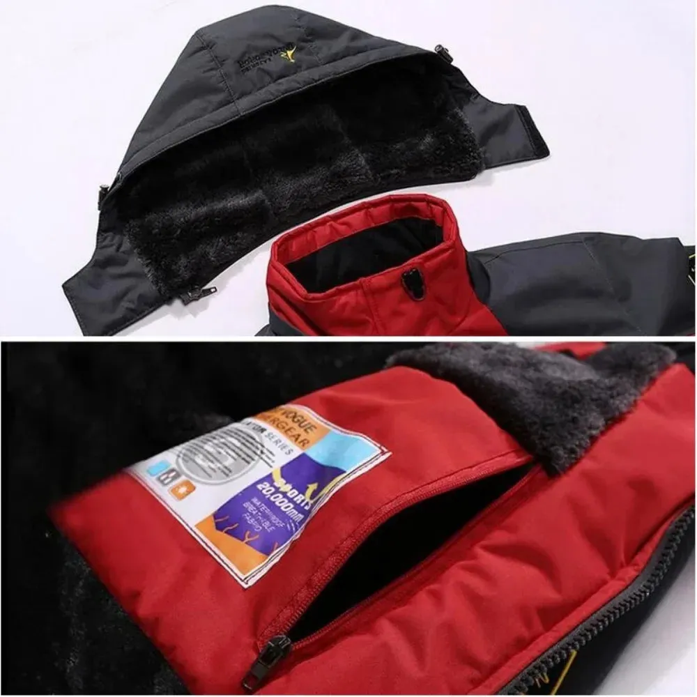 PeakPro Parka | Warmer wasserdichter Wintermantel für Herren mit Fleecefutter für Bergabenteuer