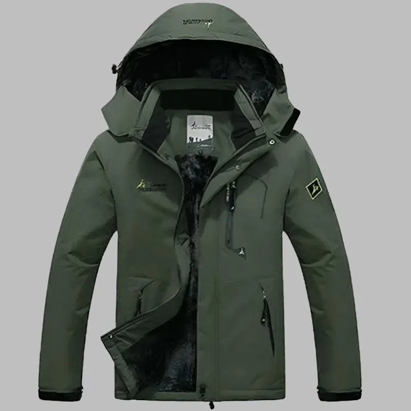 PeakPro Parka | Warmer wasserdichter Wintermantel für Herren mit Fleecefutter für Bergabenteuer