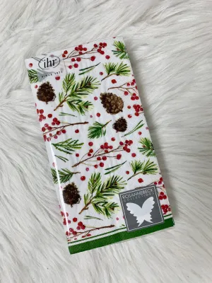 Pinecone Dinner Napkins - Pack of 16