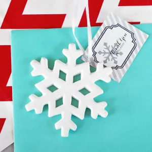Porcelain Snowflake Ornament (set of 50)