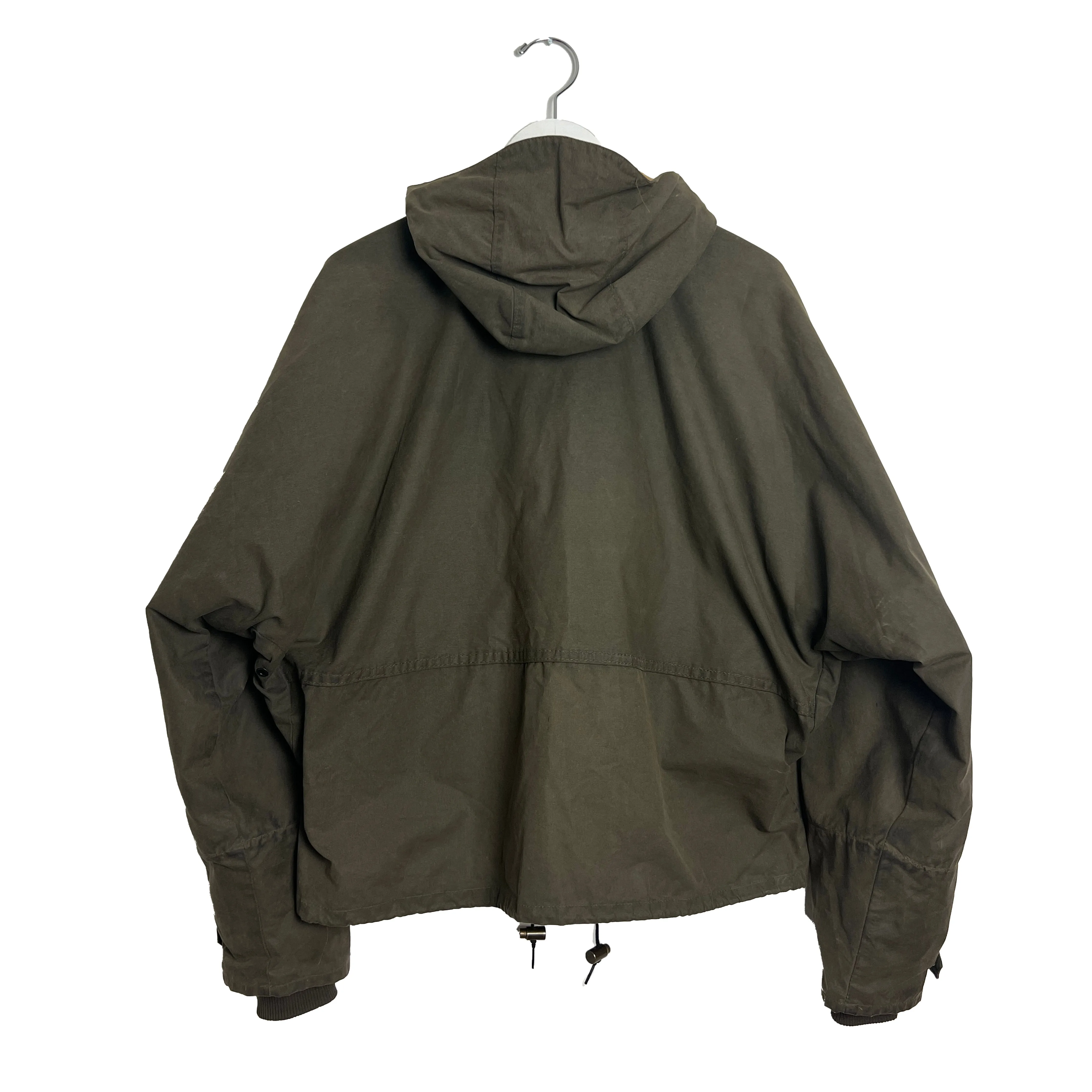 Rare Cropped Waxed Parka Jacket