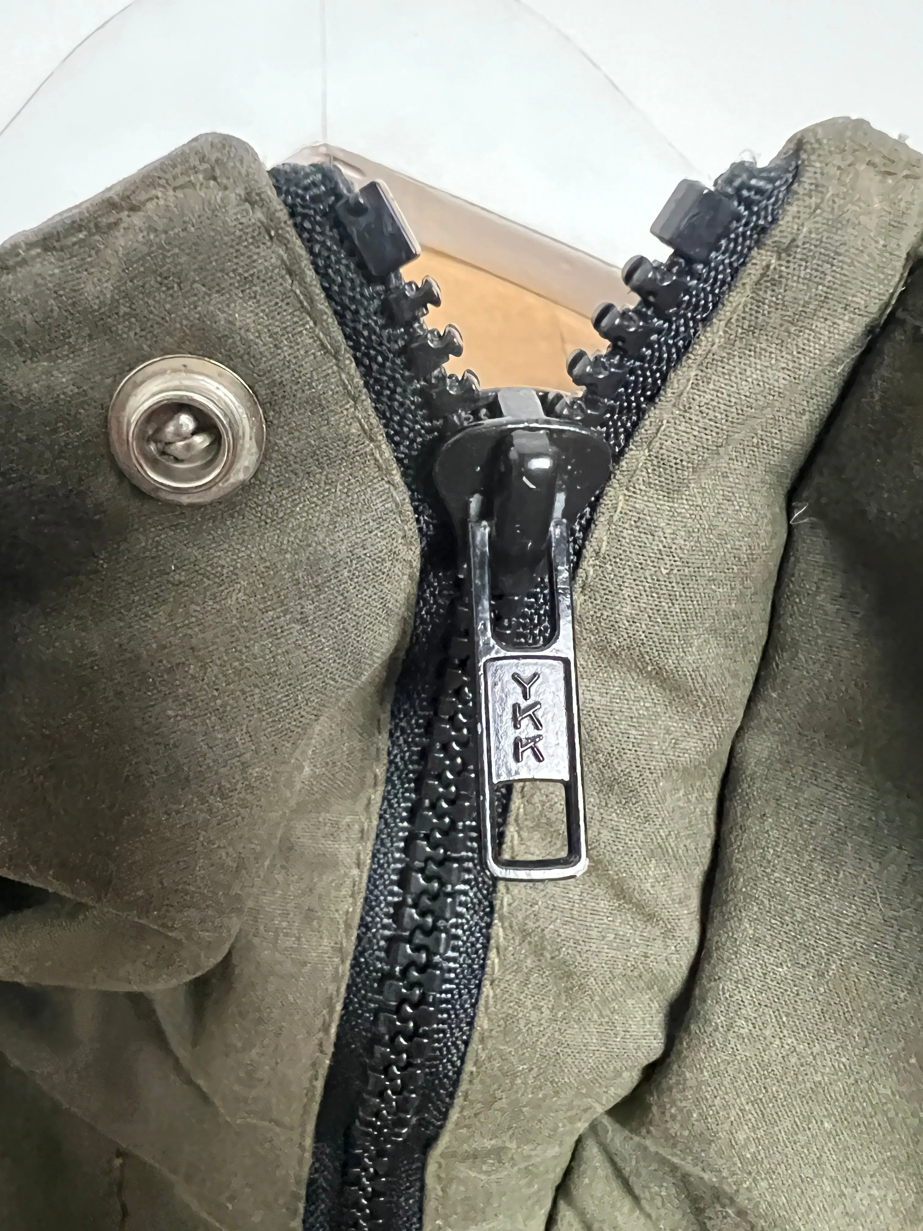 Rare Cropped Waxed Parka Jacket