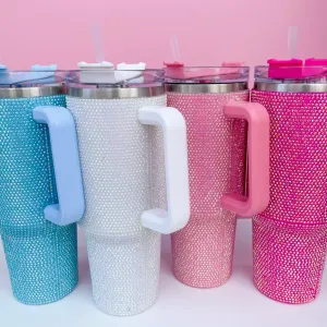 Rhinestone 40oz Stainless Tumbler