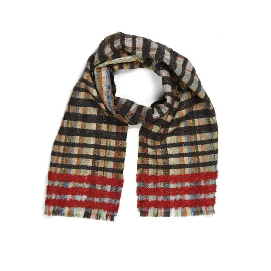 Silk/Cashmere/Mohair Scarf | Charcoal