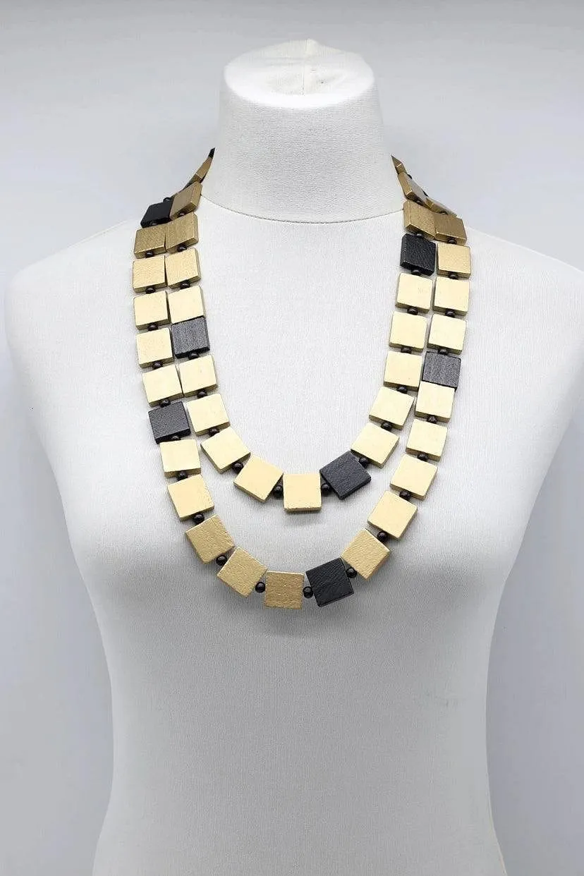 Small Squares Necklace