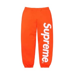 Supreme Satin Appliqué Sweatpant 'Orange'