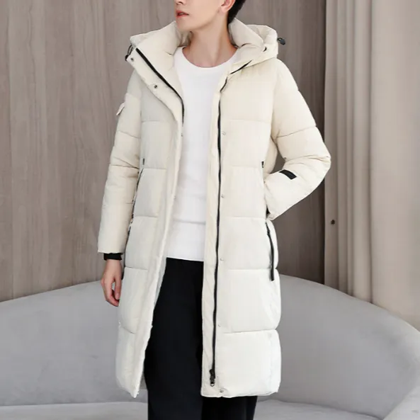 ThermaShield Parka | Warmer Langer Parka Wintermantel Herren mit Fleece-Futter für Extreme Kälte
