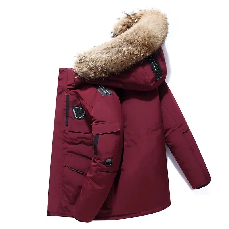 Thermax - Parka Winterjas Heren – Waterdicht met Afneembare Bontkraag