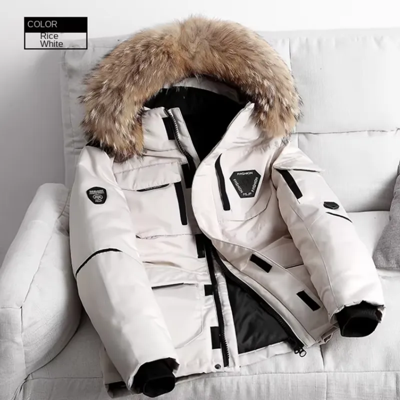 Thermax - Parka Winterjas Heren – Waterdicht met Afneembare Bontkraag