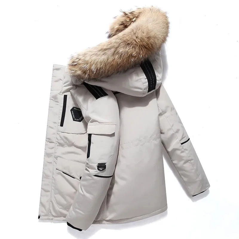 Thermax - Parka Winterjas Heren – Waterdicht met Afneembare Bontkraag