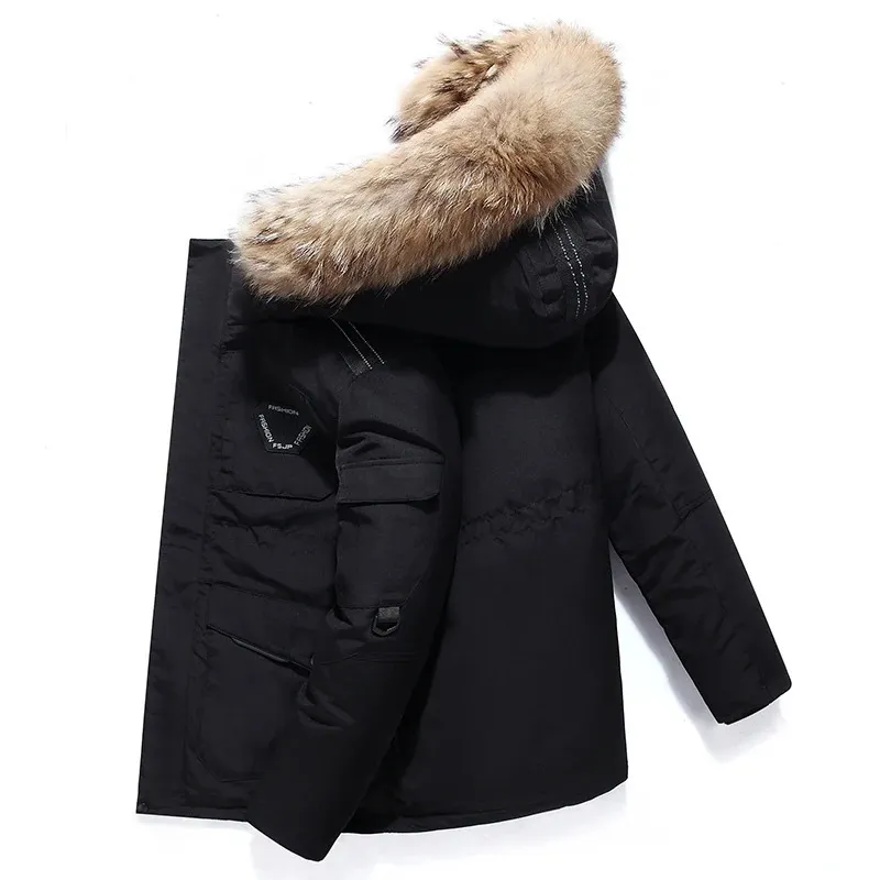 Thermax - Parka Winterjas Heren – Waterdicht met Afneembare Bontkraag