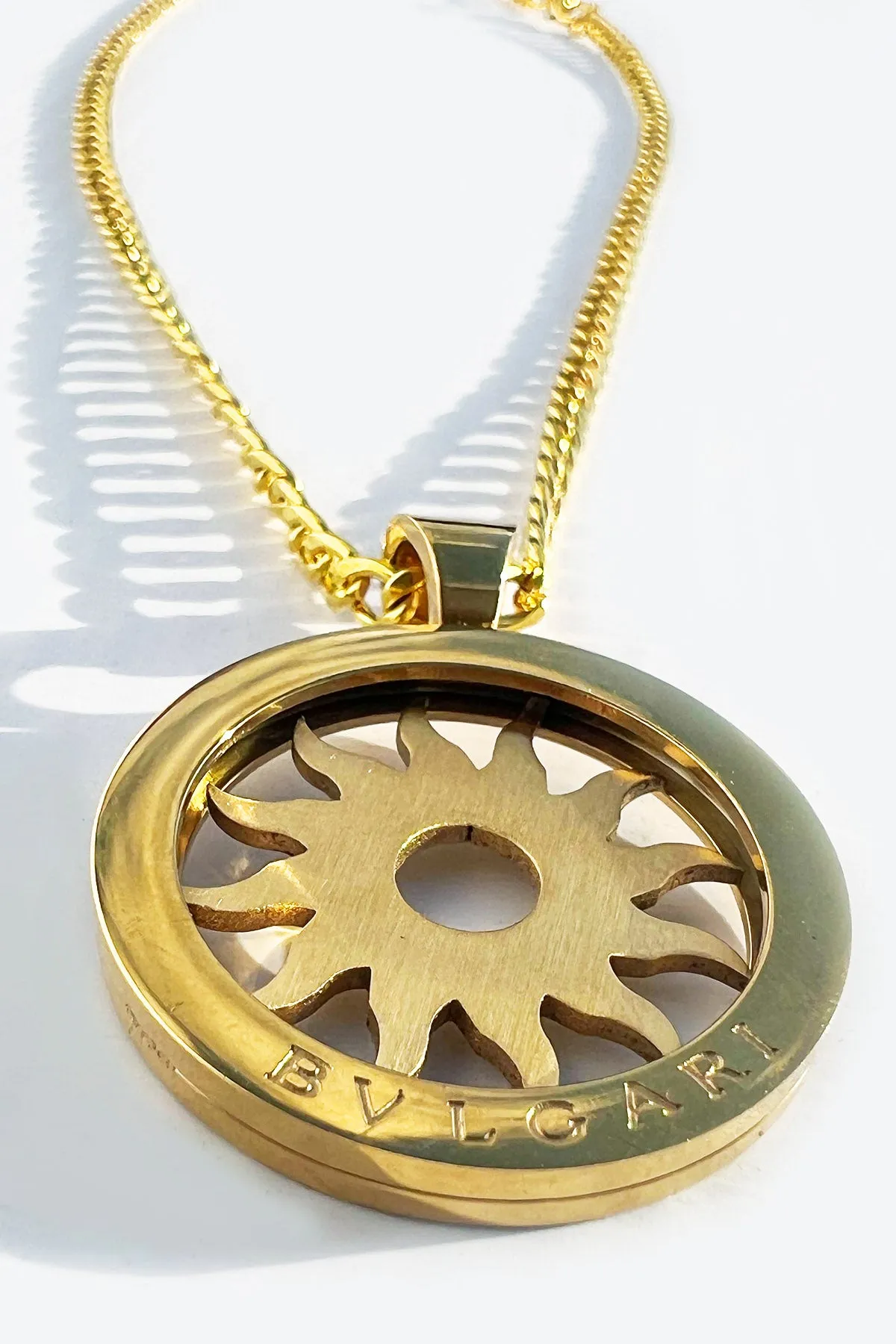 Tondo Yellow Gold Necklace - S23 - WJW0076