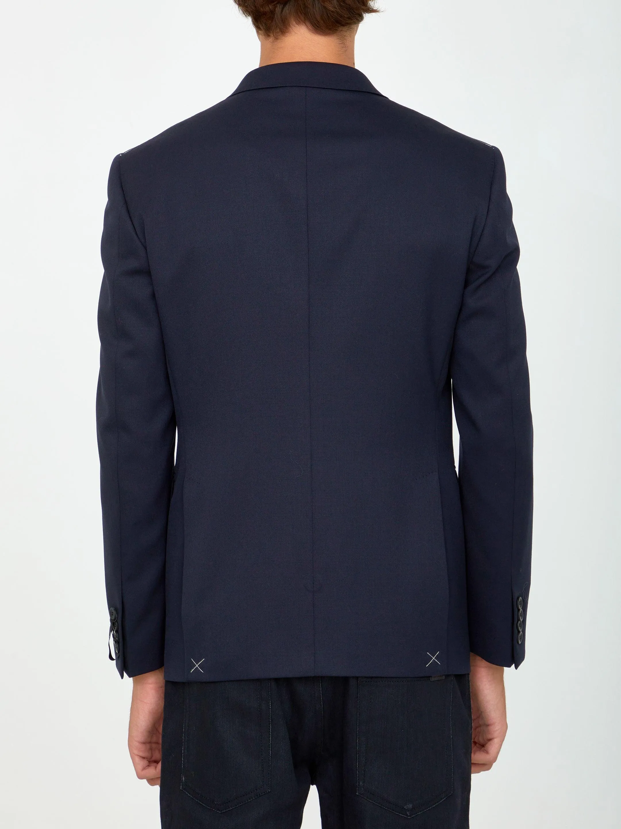 Tonello Blue Wool Jacket