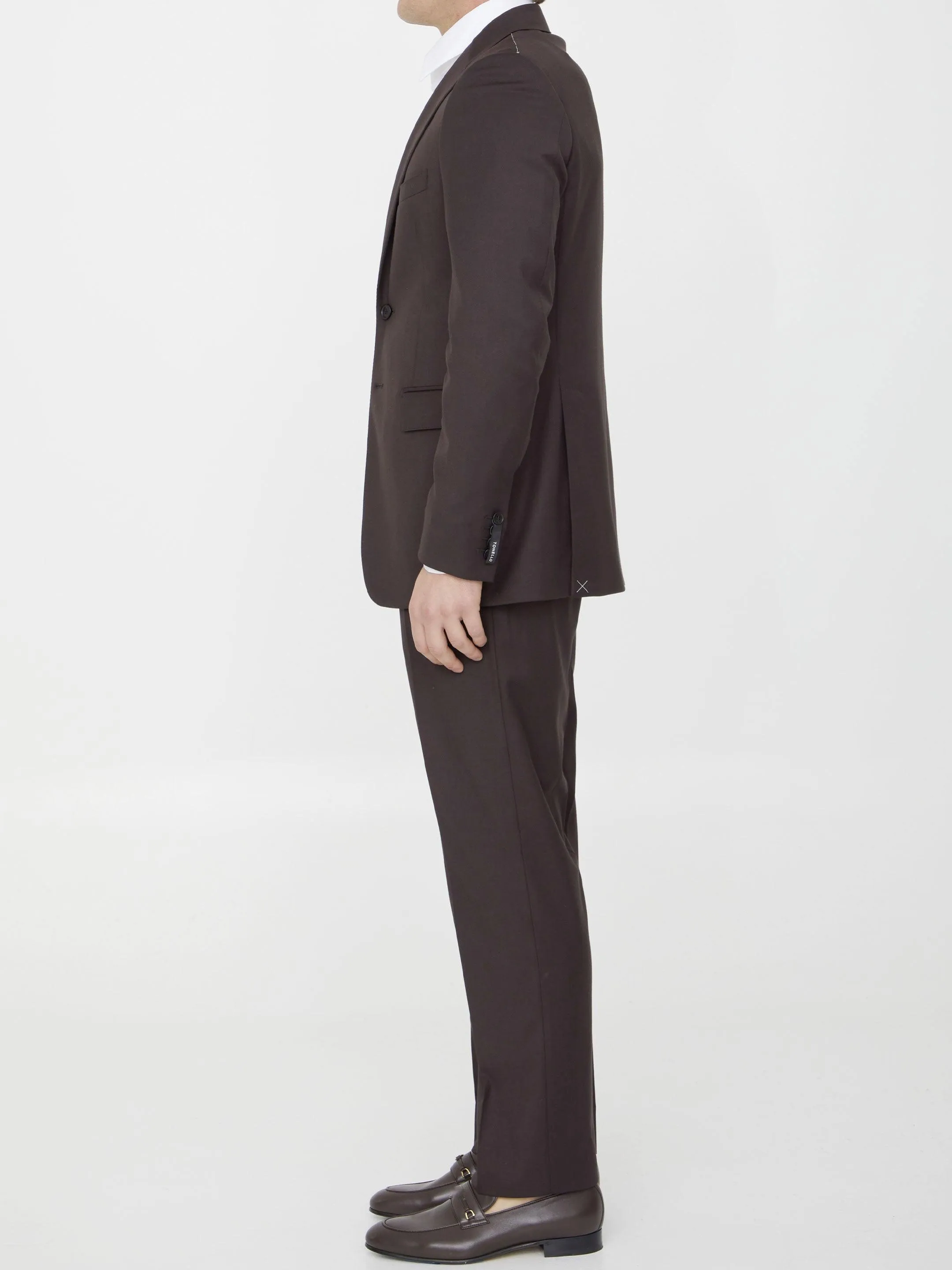 Tonello Suit In Viscose Blend