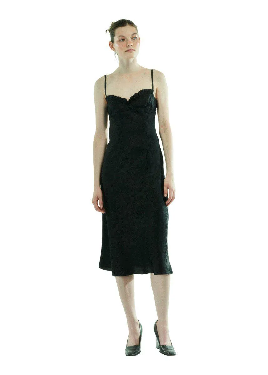 Toulouse Slip Dress - Black
