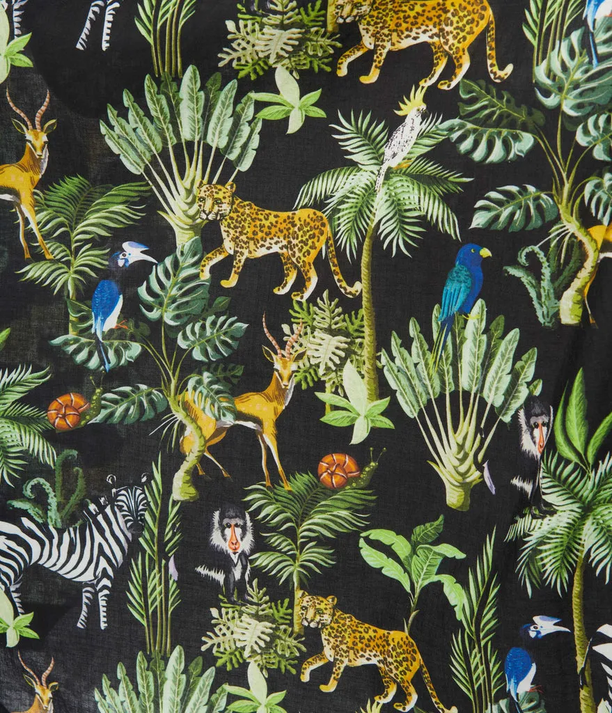 Unique Vintage Tarrytown Hostess Jungle Print Dress