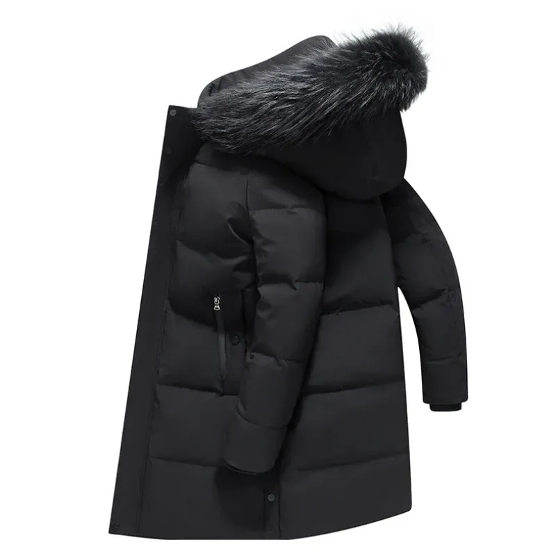 Varhorn - Parka Winterjas Heren – Lang Model met Warme Voering en Bontkraag