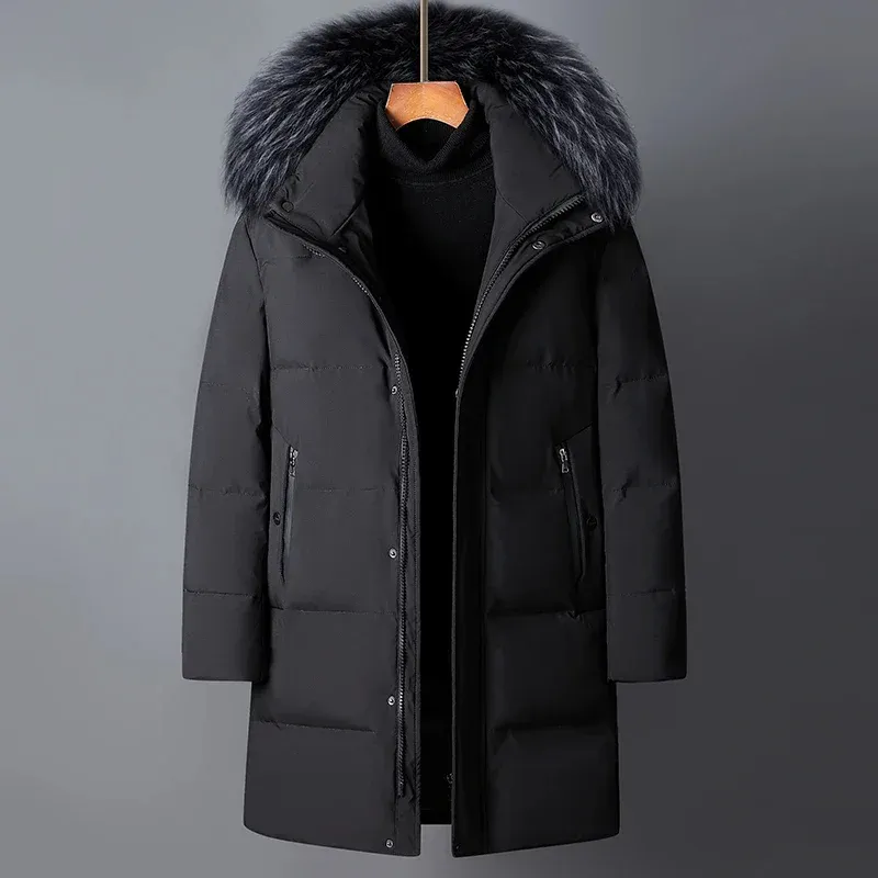 Varhorn - Parka Winterjas Heren – Lang Model met Warme Voering en Bontkraag