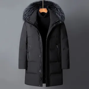 Varhorn - Parka Winterjas Heren – Lang Model met Warme Voering en Bontkraag