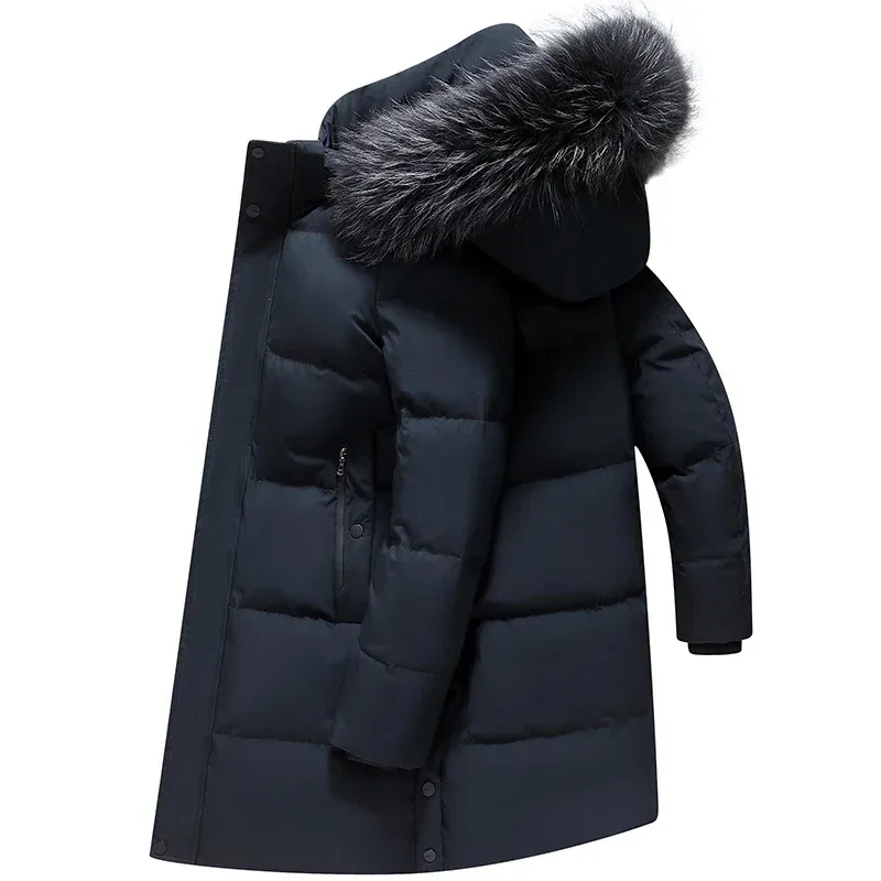 Varhorn - Parka Winterjas Heren – Lang Model met Warme Voering en Bontkraag