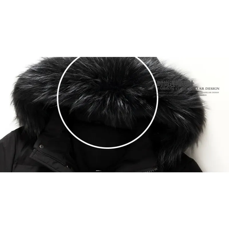 Varhorn - Parka Winterjas Heren – Lang Model met Warme Voering en Bontkraag