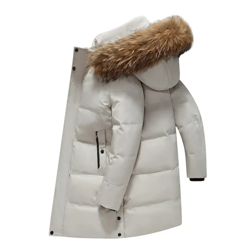 Varhorn - Parka Winterjas Heren – Lang Model met Warme Voering en Bontkraag