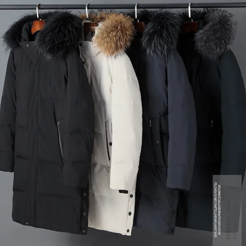 Varhorn - Parka Winterjas Heren – Lang Model met Warme Voering en Bontkraag