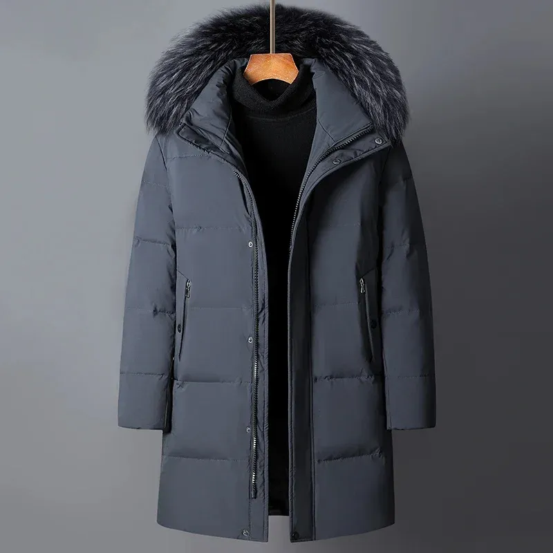 Varhorn - Parka Winterjas Heren – Lang Model met Warme Voering en Bontkraag