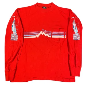 Vintage Mountain "Sailboat" Long Sleeve Shirt
