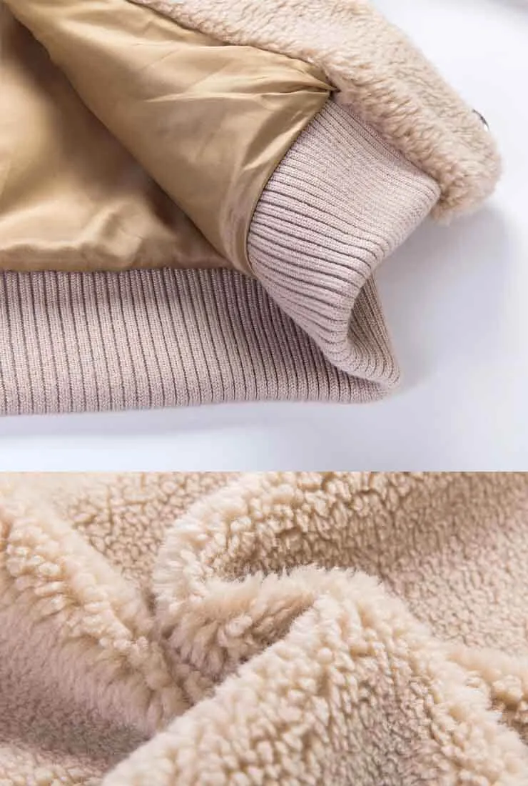Warm Loose Hooded Teddy Bear Jacket